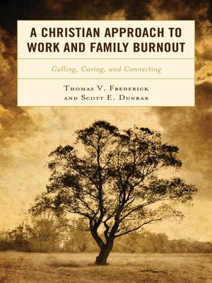 cover image of A Christian Approach to Work and Family Burnout